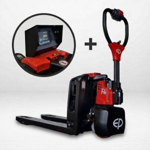 ელექტრო პალეტის ურიკა F4 სასწორით